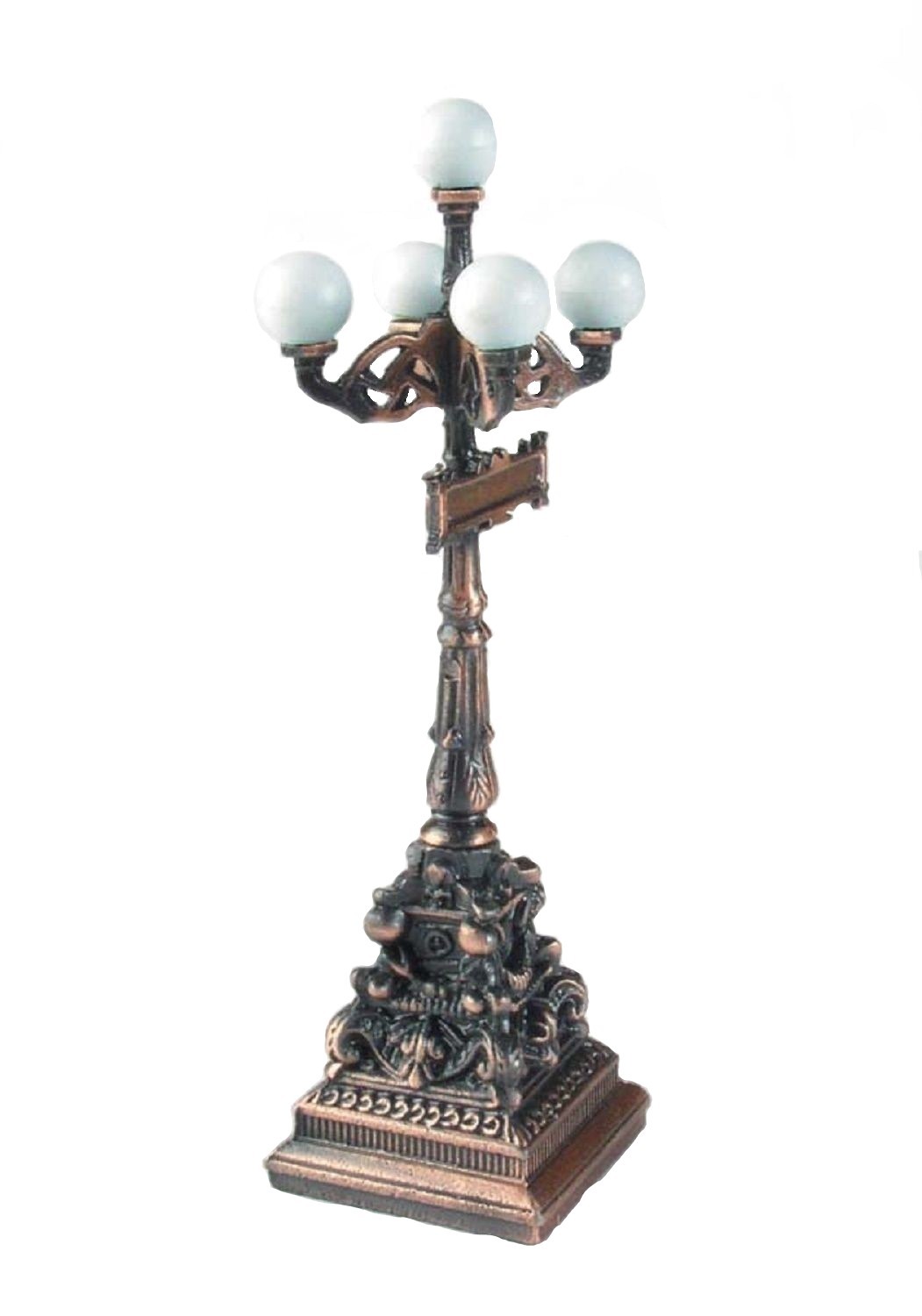 Old Time Street Light Die Cast Metal Collectible Pencil Sharpener