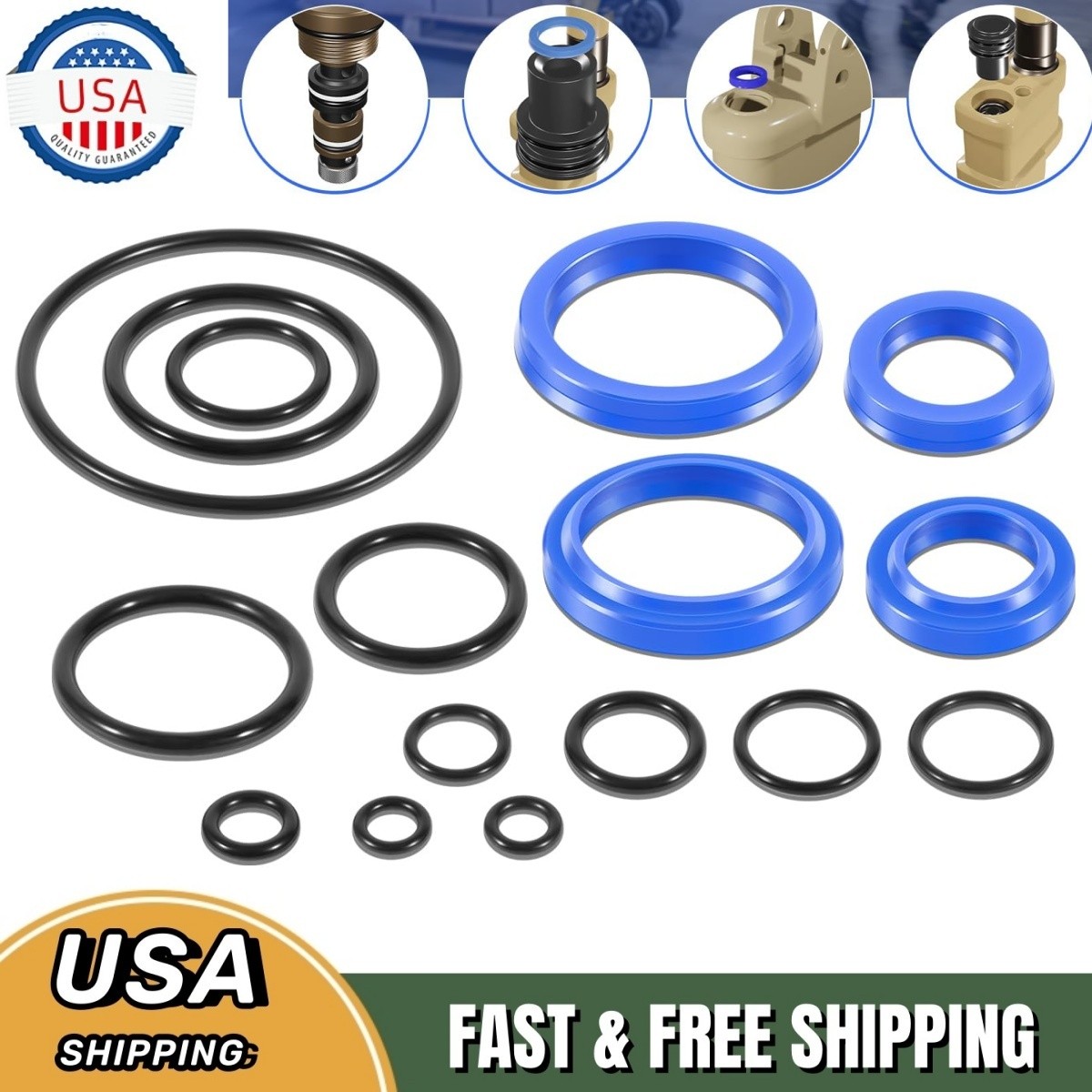 PT2748LW PT2748W-94 O Ring Seal Kit for Jet W Pallet Jack Hydraulic Unit PT2748L