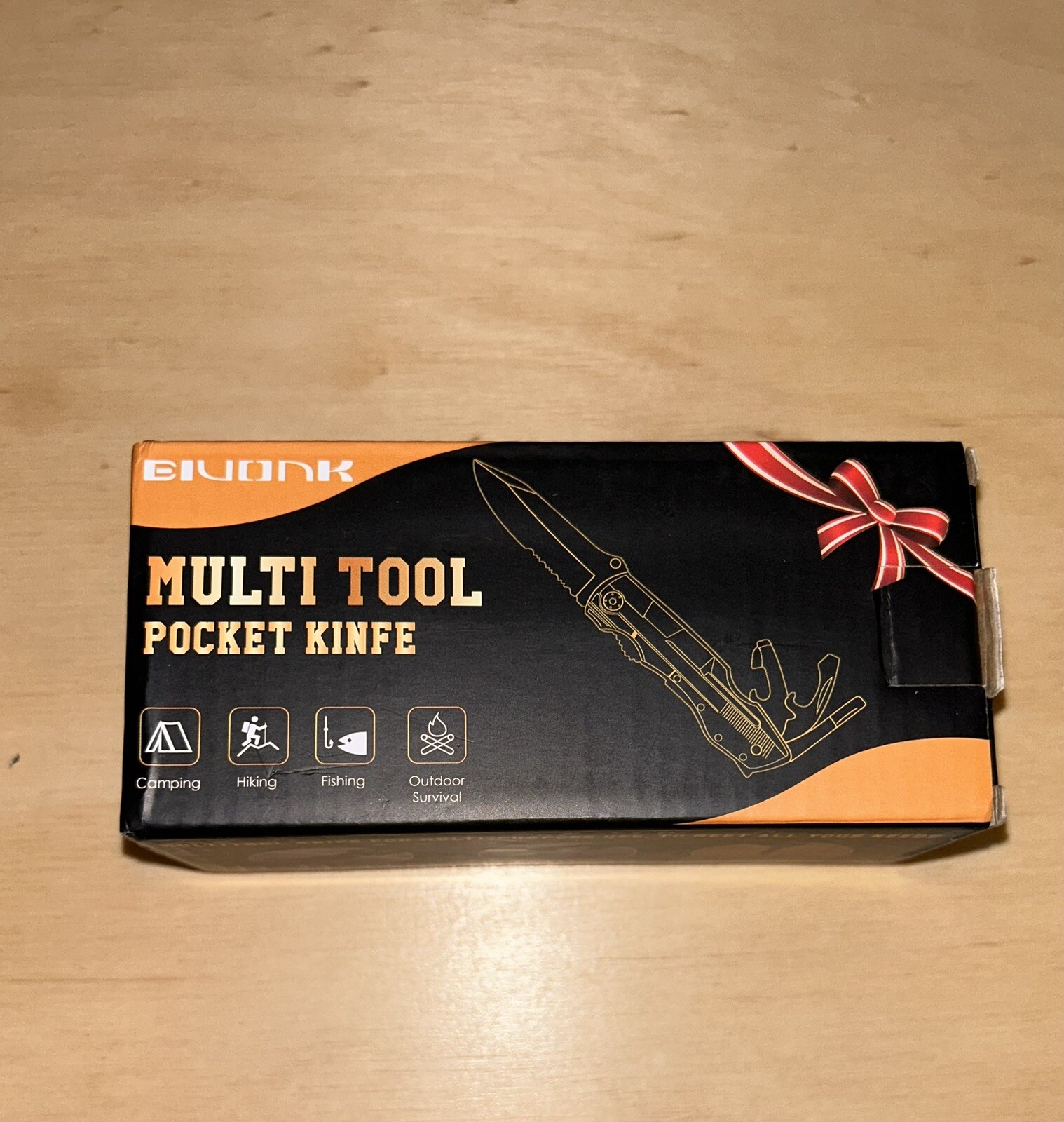 Best Dad Ever Multitool Pocket Knife - Black New