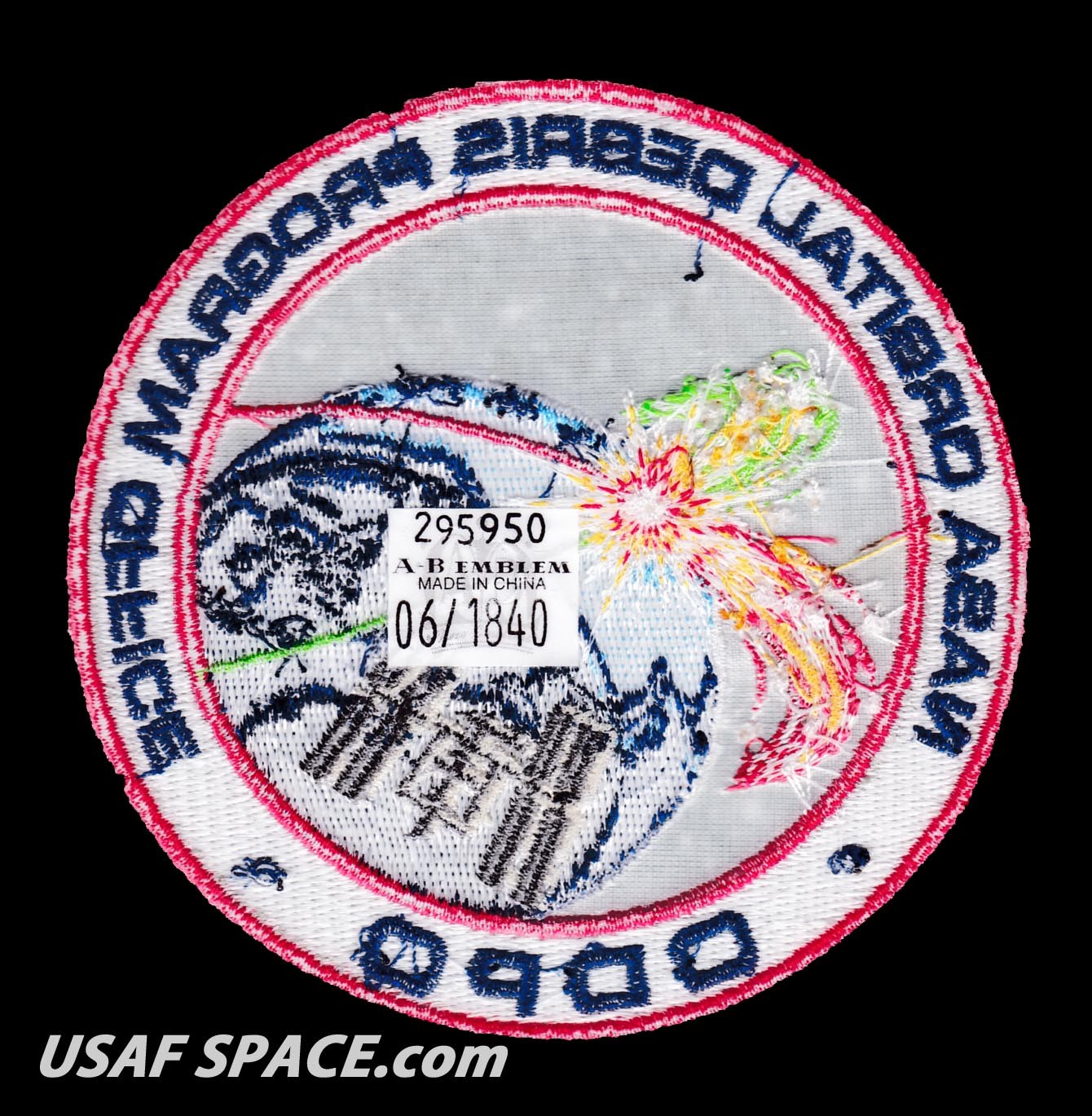 NASA JSC - ORBITAL DEBRIS PROGRAM OFFICE -ODPO- ORIGINAL AB Emblem SPACE PATCH