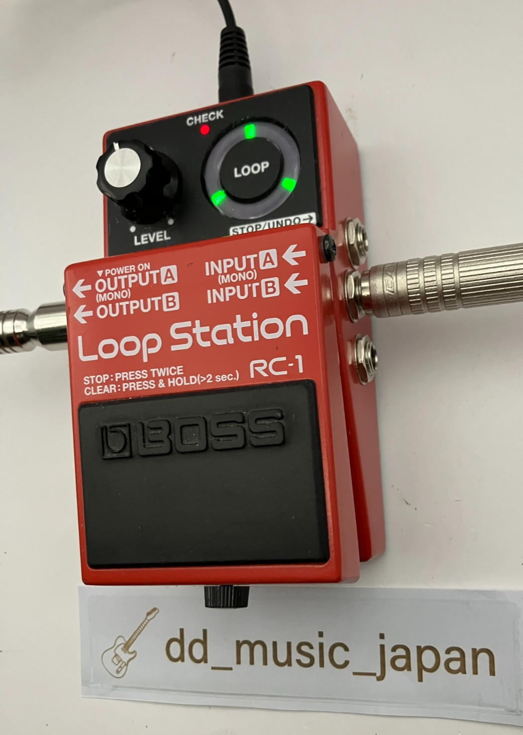 BOSS RC-1 Loop Station Looper Guitar bass Compact pedal Tested from Japan
