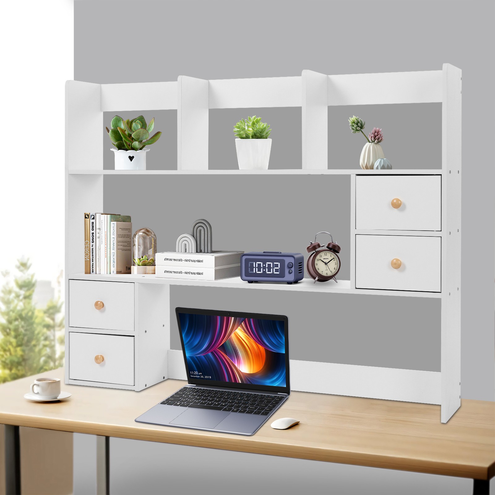 Desktop Organizer Office Storage Rack Desktop Shelf Rack For Classrooms Offices