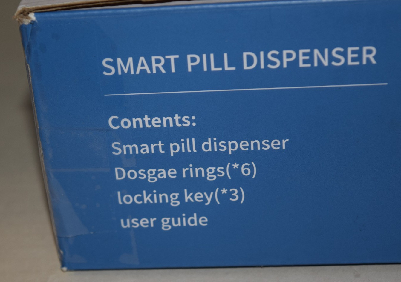 Zoksi Smart Automatic Pill Dispenser 28 Day Bluetooth App Alerts Schedule Light