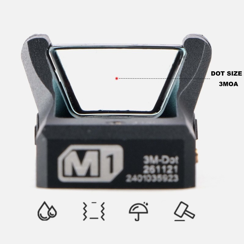 M1 Red Green Dot Sight Reflex Top open-emitter Holographic Glock Scope