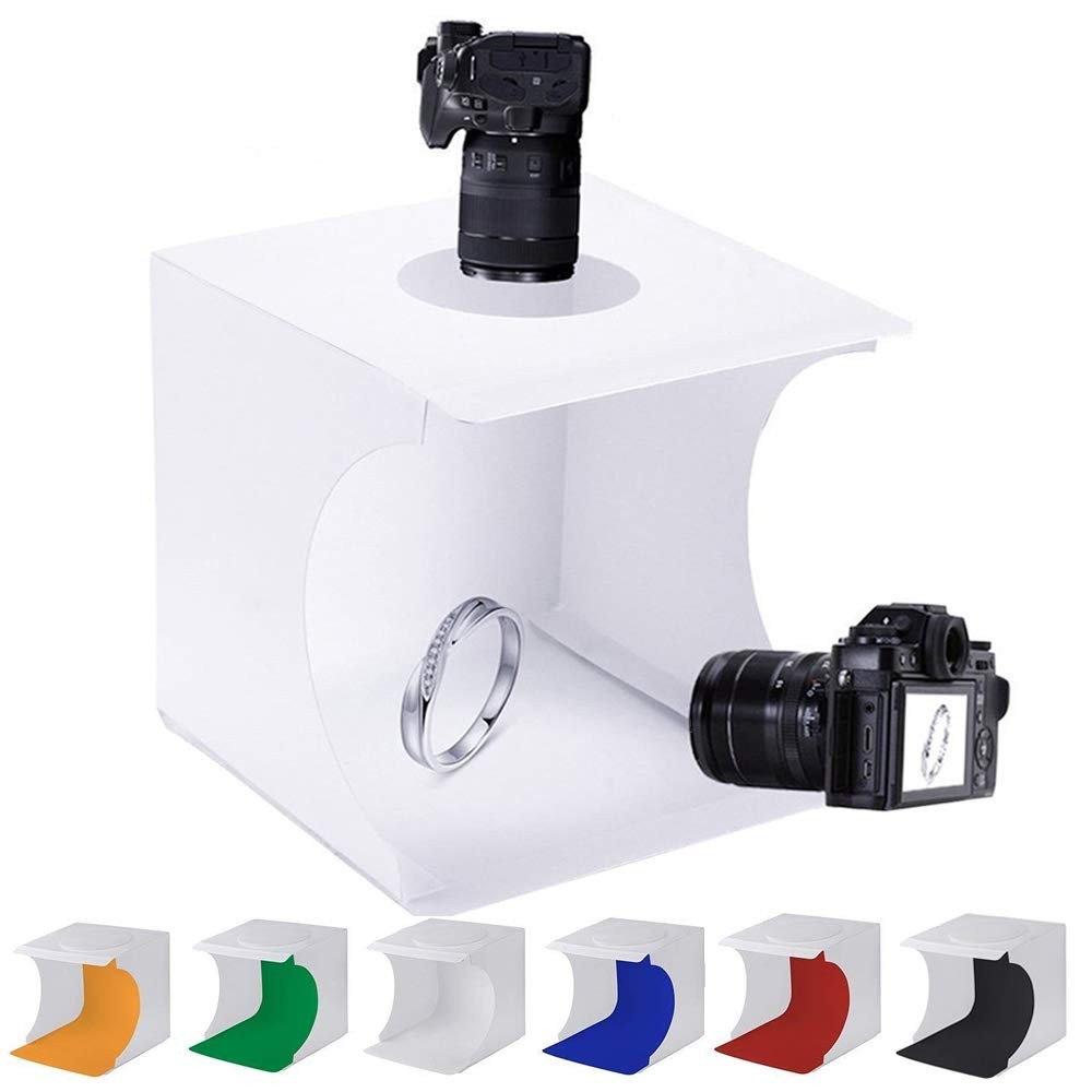 Mini Photo Studio Tent Jewelry Light Box Kit, SENLIXIN Portable Foldable Smal...
