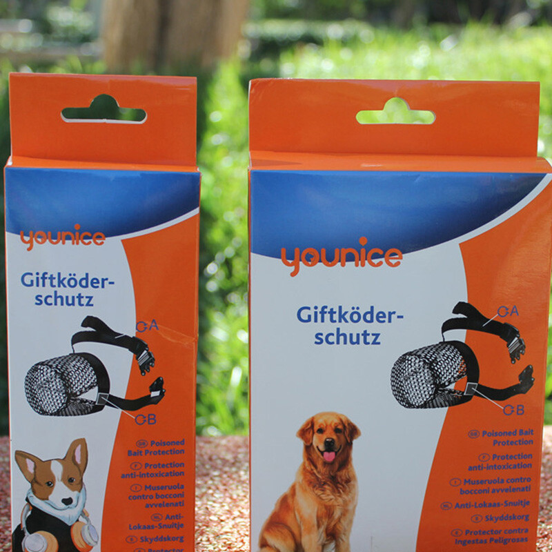 Dog Muzzle Anti Stop Bite Barking Chewing Mesh Mask Training Pet Small Large US