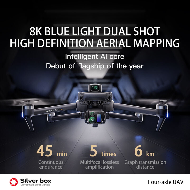 P7 Max Drone GPS 6KM 3-axis Gimbal 8K Camera 360° Obstacle Avoidance 2 Battery