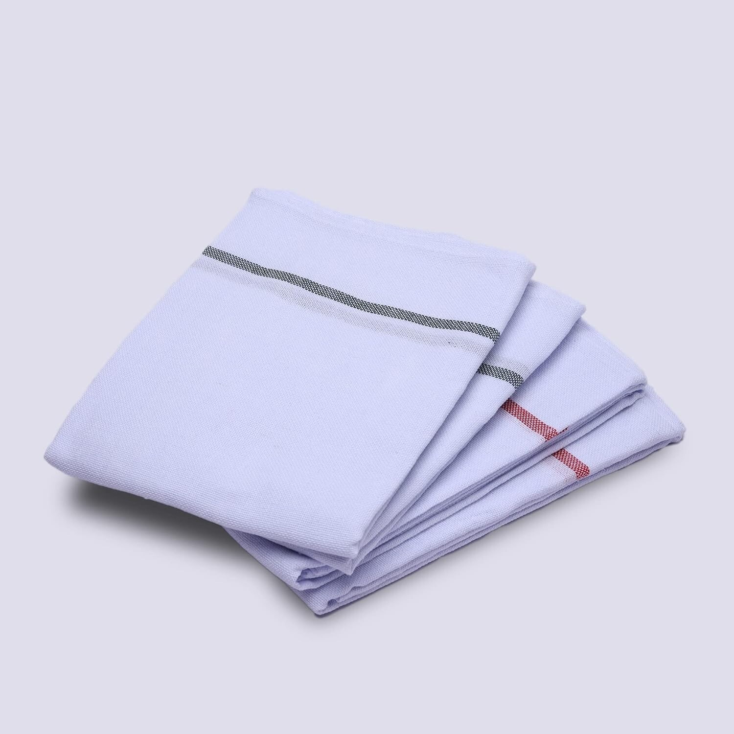 Traditional Cotton Kerala Thorthu Bath Towel (Size: 44 X 22 inch, Pack of 4)