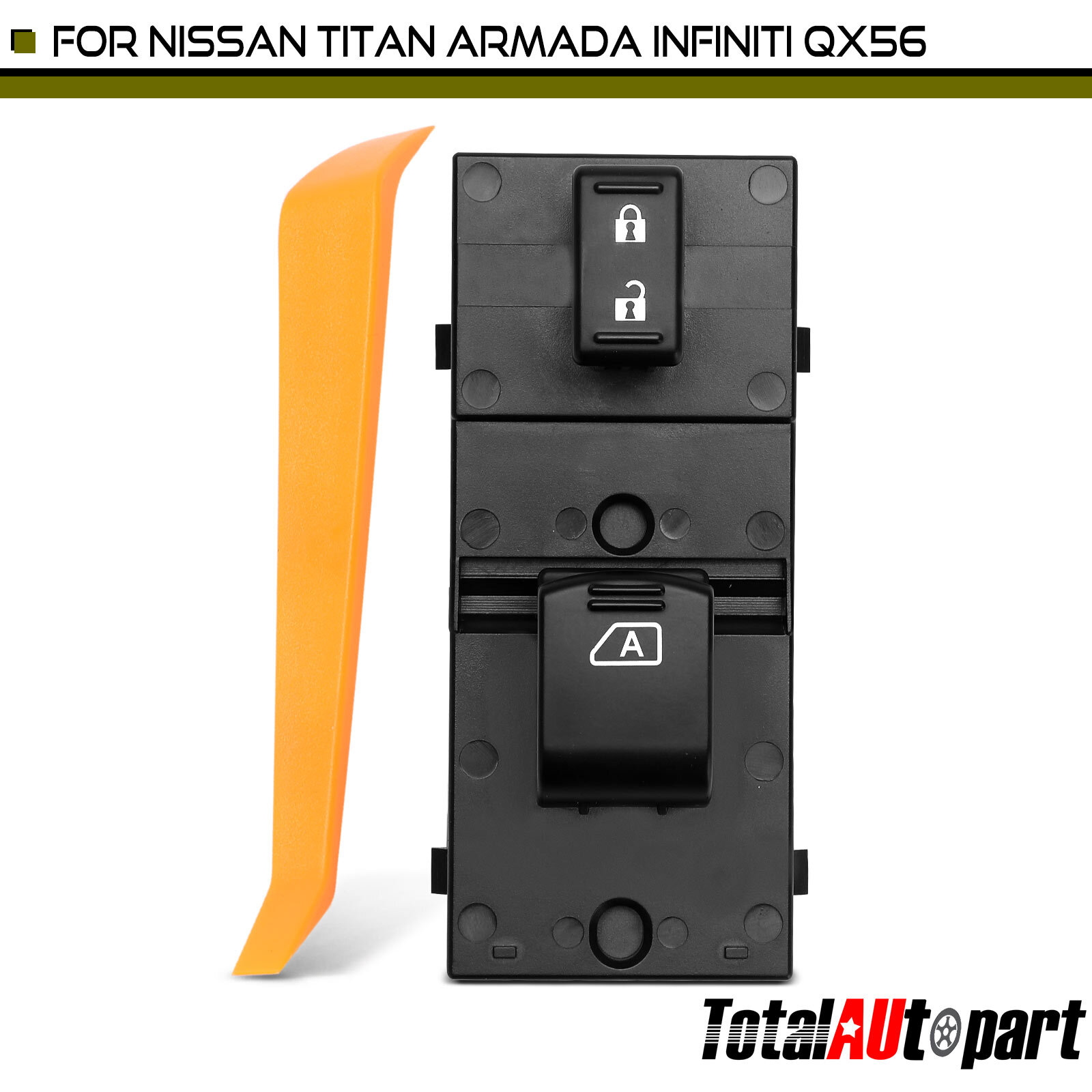 Power Window Switch for Nissan TITAN 04-15 Armada INFINITI QX56 Front Passenger