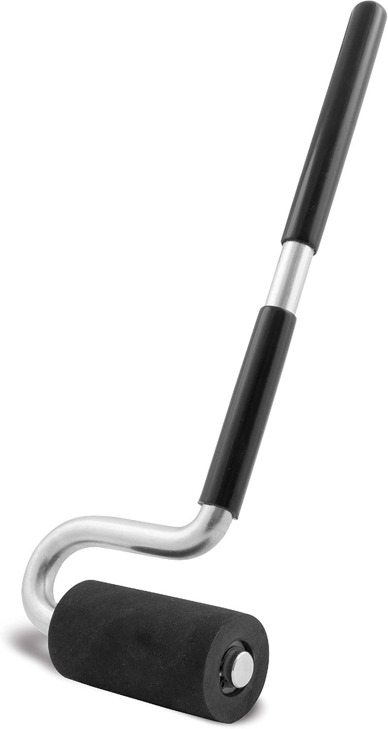 Fulton Long Handle J Roller with Thick Rubber Roller 1-1/2” in Diameter by 2-7/8