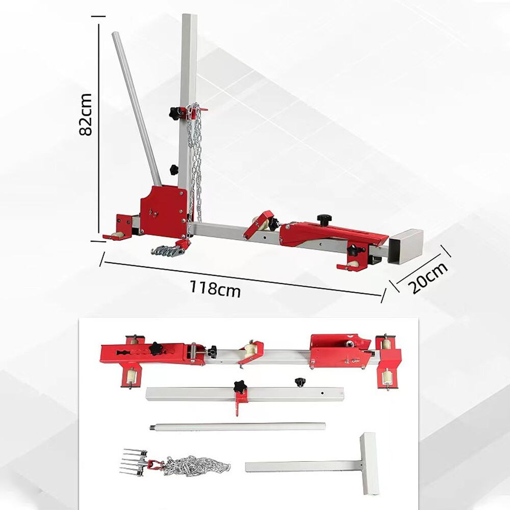 Portable Car Dent Repair Tools Hydraulic Jack Pull Tower Sheet Metal ExtractorwA