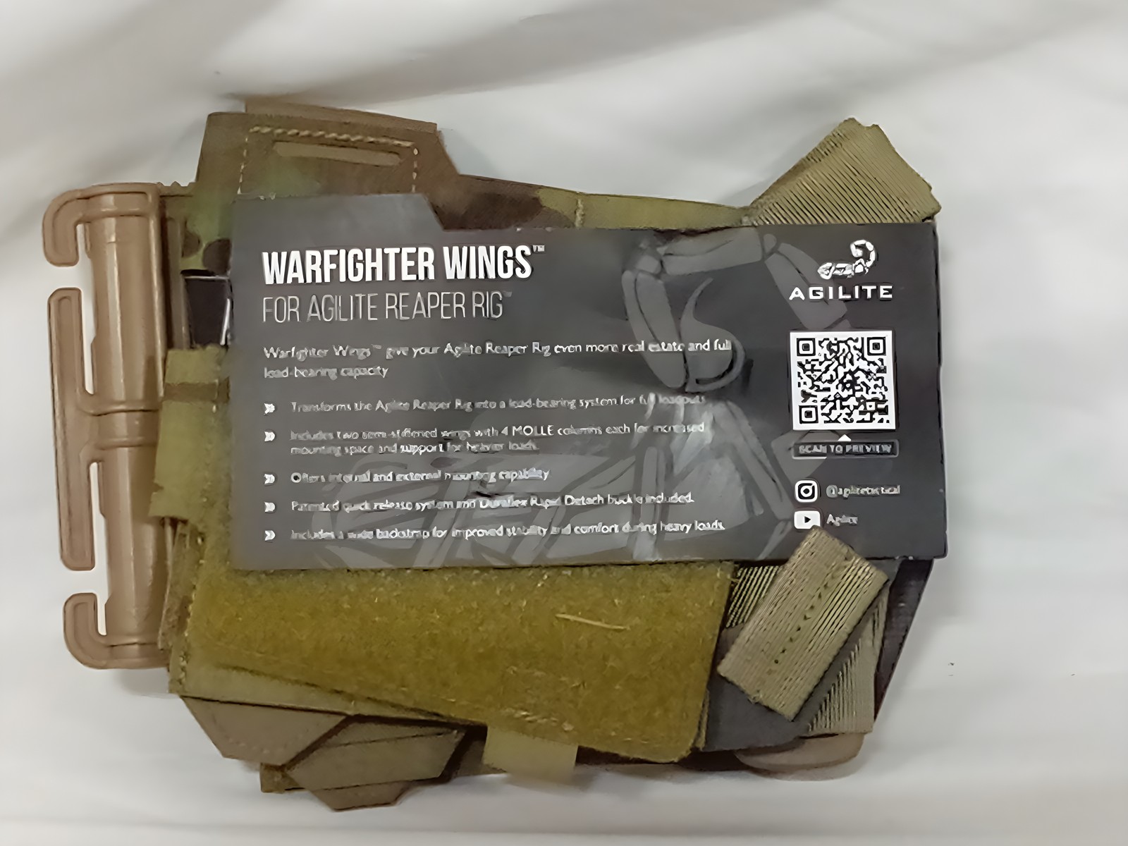 Agilite Reaper Rig Warfighter Wings Multicam Tactical Chest Rig Accessory