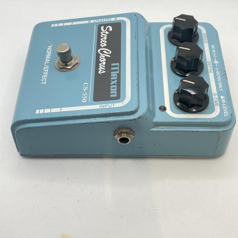 Maxon CS-550 Vintage Analog Chorus Pedal 10V BBD Used Missing Adapter