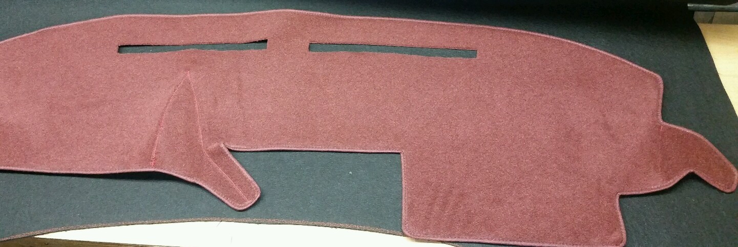 1990-1991-1992-1993-1994-1995 GMC SAFARI VAN DASH COVER BURGANDY POLYCARPET