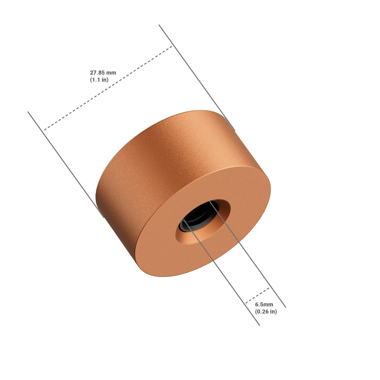 Replaceable Orange Knob for the V3 Amplifier