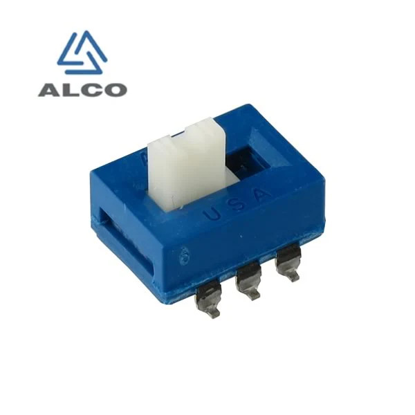 G24376E + (Pkg 4) Alco ASE-22-L04 SMD Miniature DPDT Slide Switch