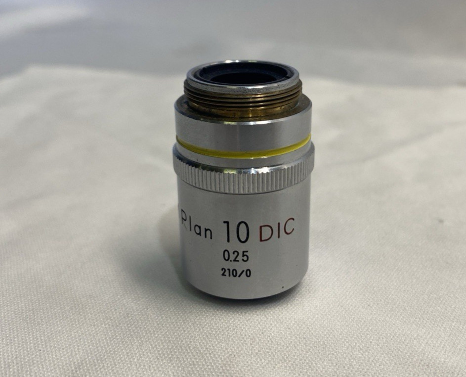 Nikon M Plan DIC 10X, 0.25, 210/0, Microscope Objective Lens  Great Condition!