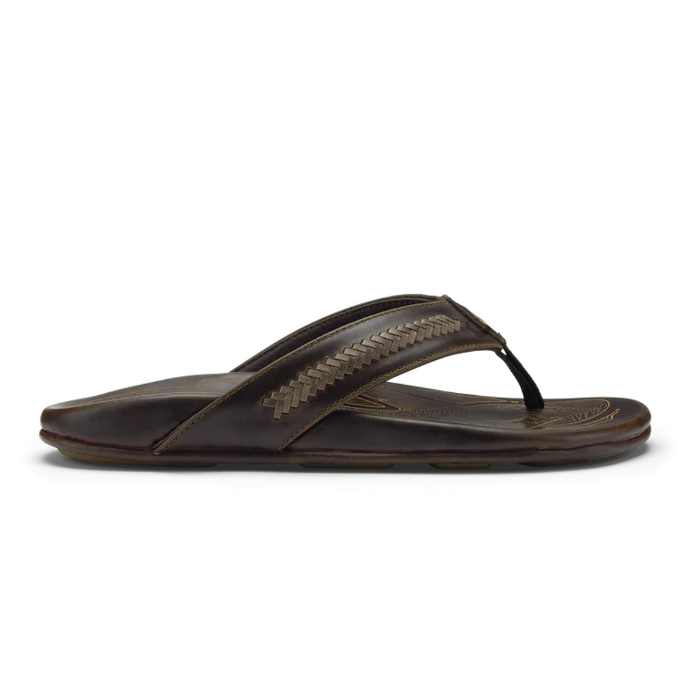 OluKai Men's Mea Ola Mano Leather Sandals