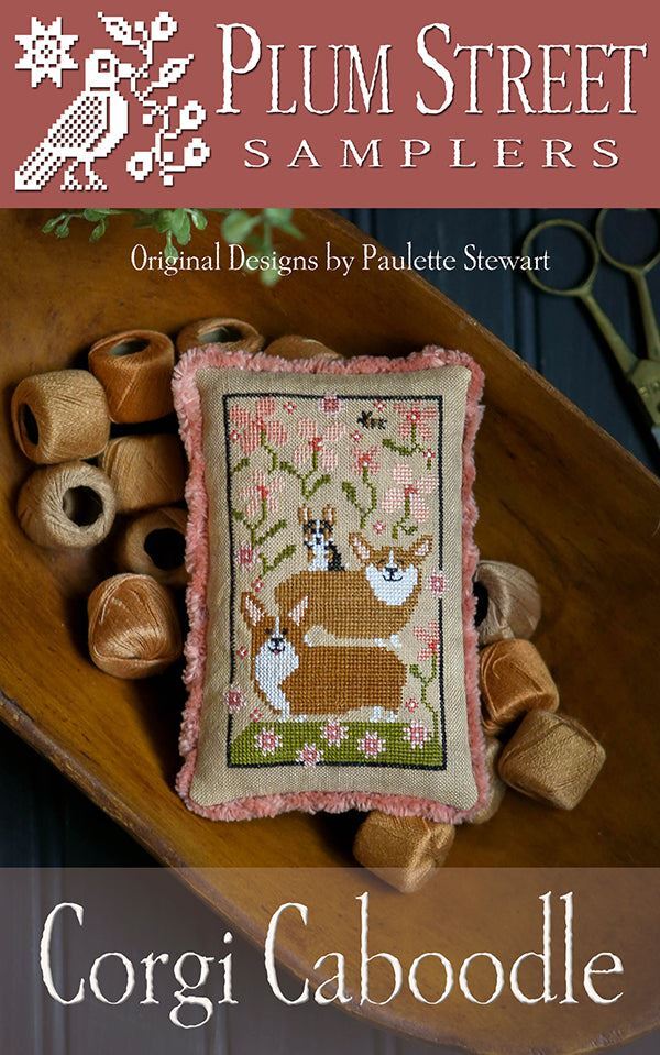 Corgi Caboodle by Plum Street Samplers cross stitch pattern