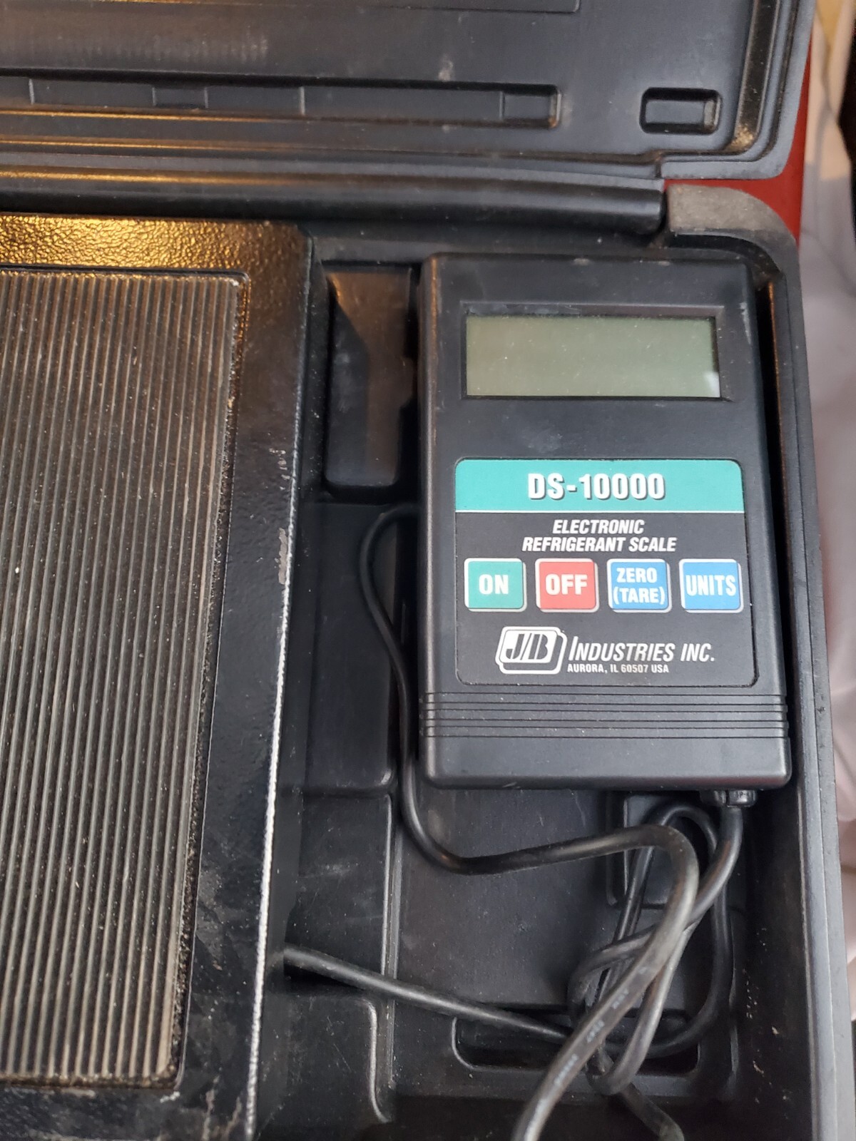 JB INDUSTRIES DS-10000 Refrigerant Scale,Electronic ** Tested Working **