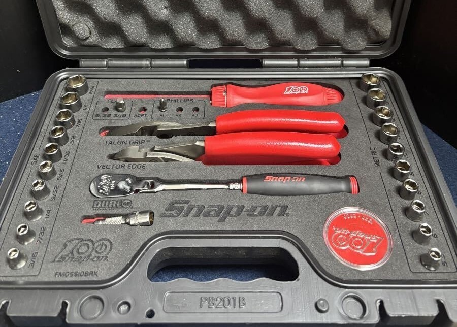 Snap-on Tool Set 100th Anniversary Limited Edition THLF72 1/4" Socket Set NOS