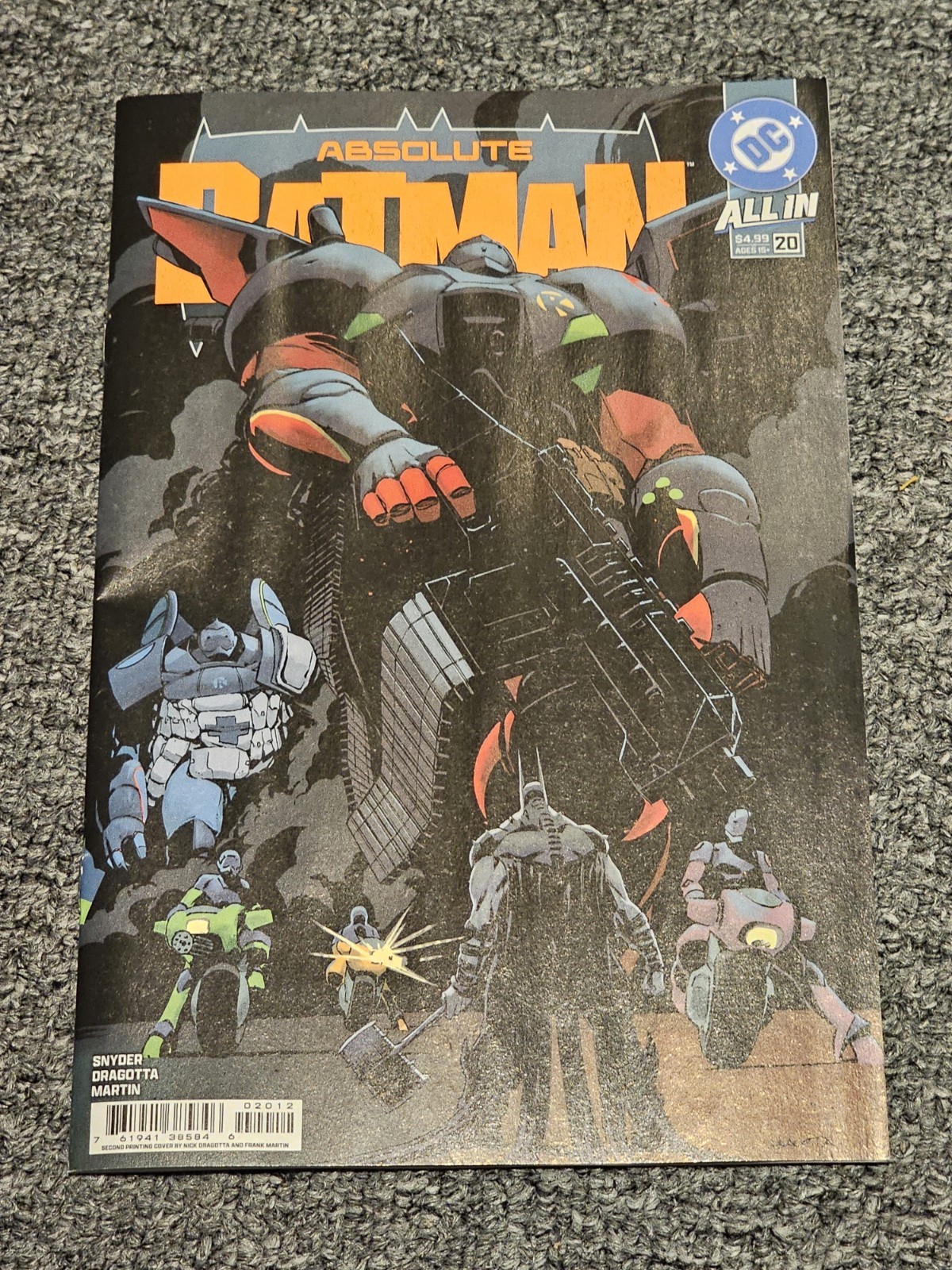 Absolute Batman #20 CVR A Dragotta 2nd Print Robins NM