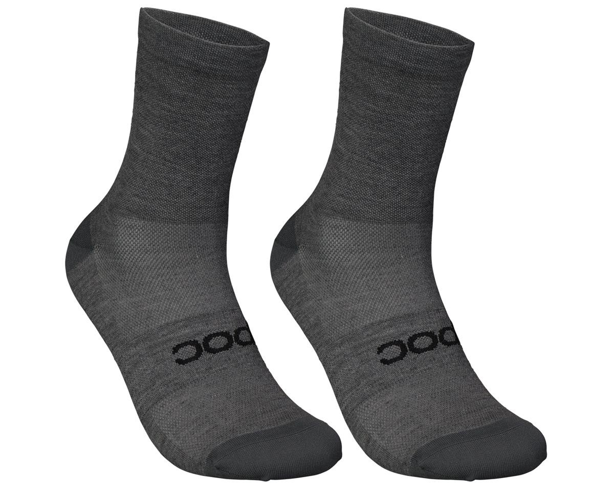 POC Zephyr Merino Mid Socks (Sylvanite Grey Melange)