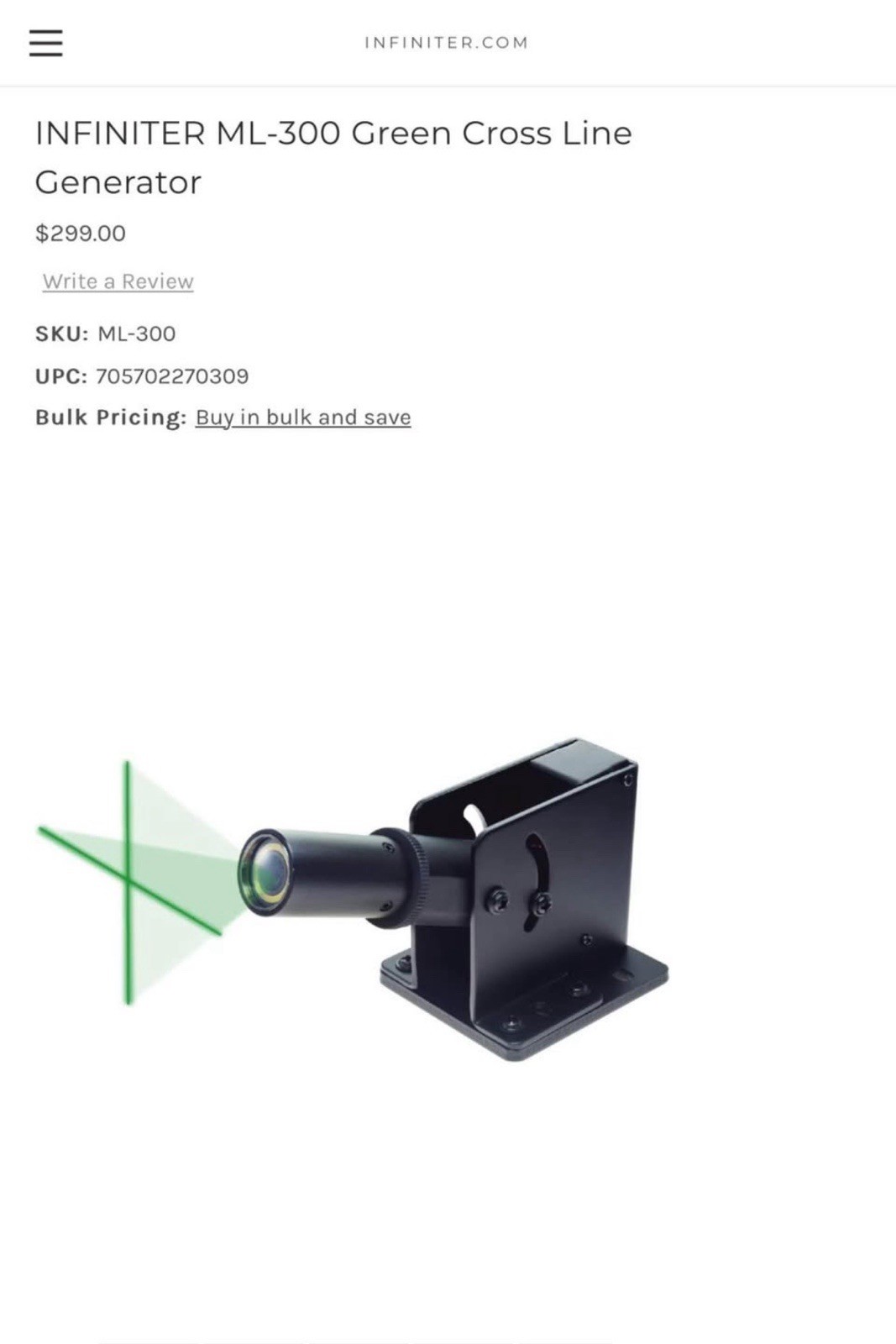 Quarton Laser Module Solution CT766 7540