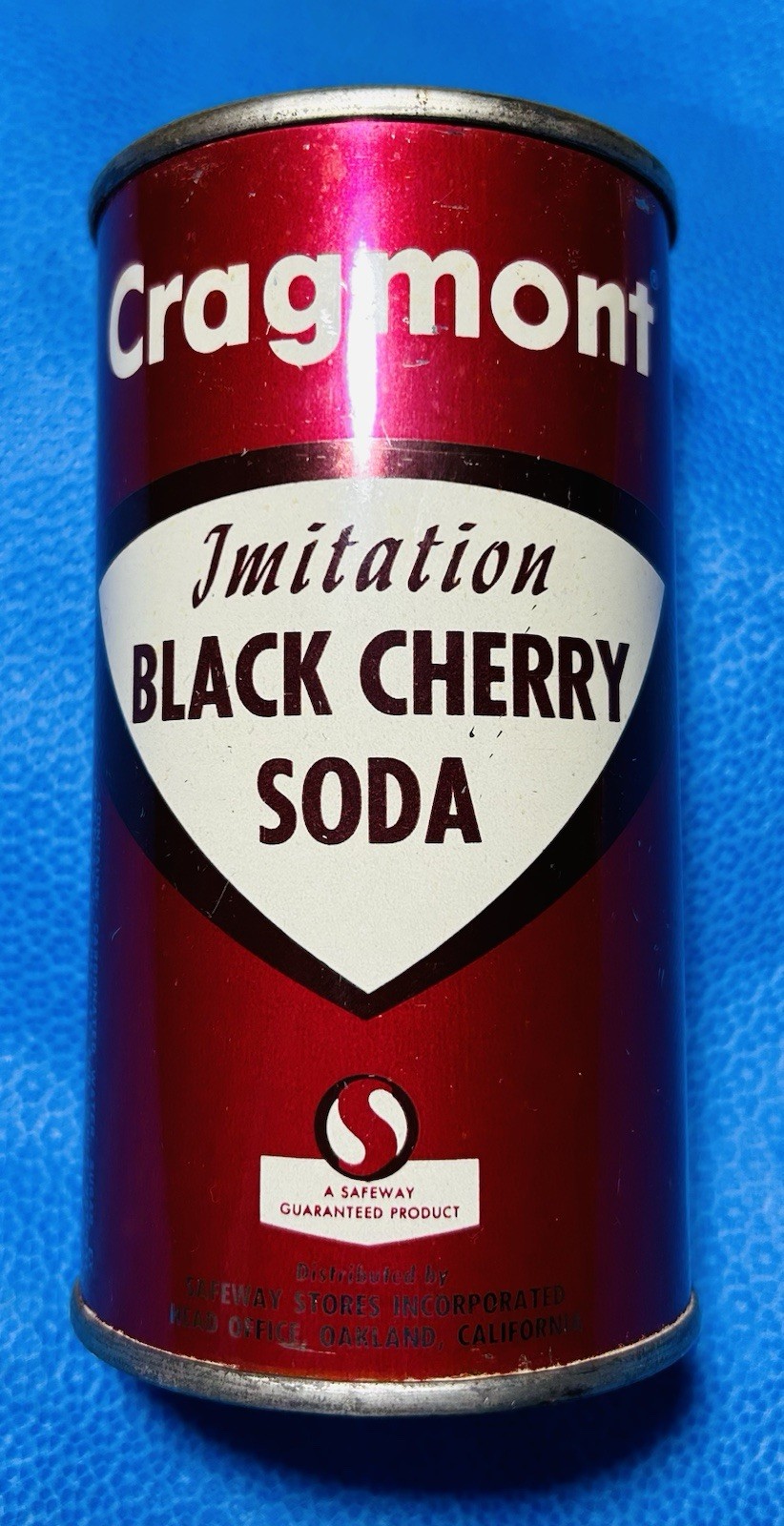 Cragmont, Imitation Black Cherry Soda. (A Couple Tiny Dings Near The Miracan Tm)