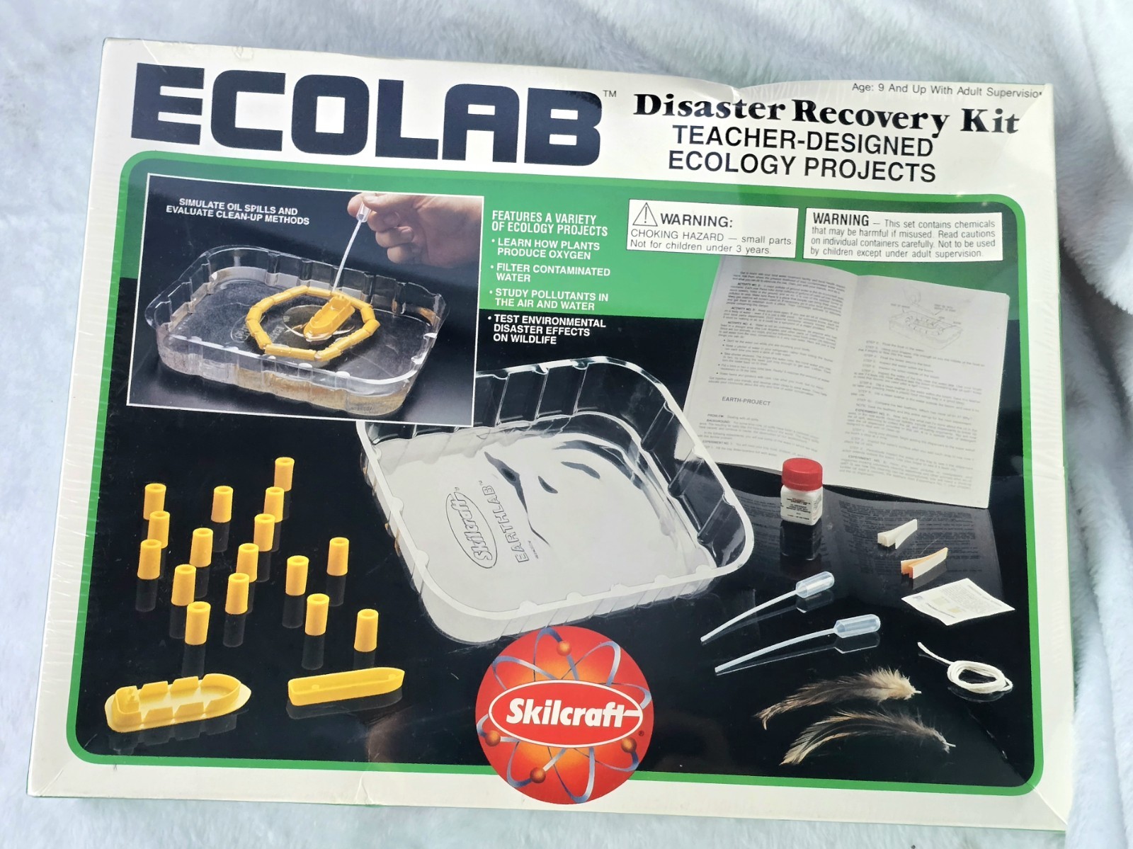 Skilcraft Ecolab Disaster Recovery Kit Science Projects 1990s Vintage Game