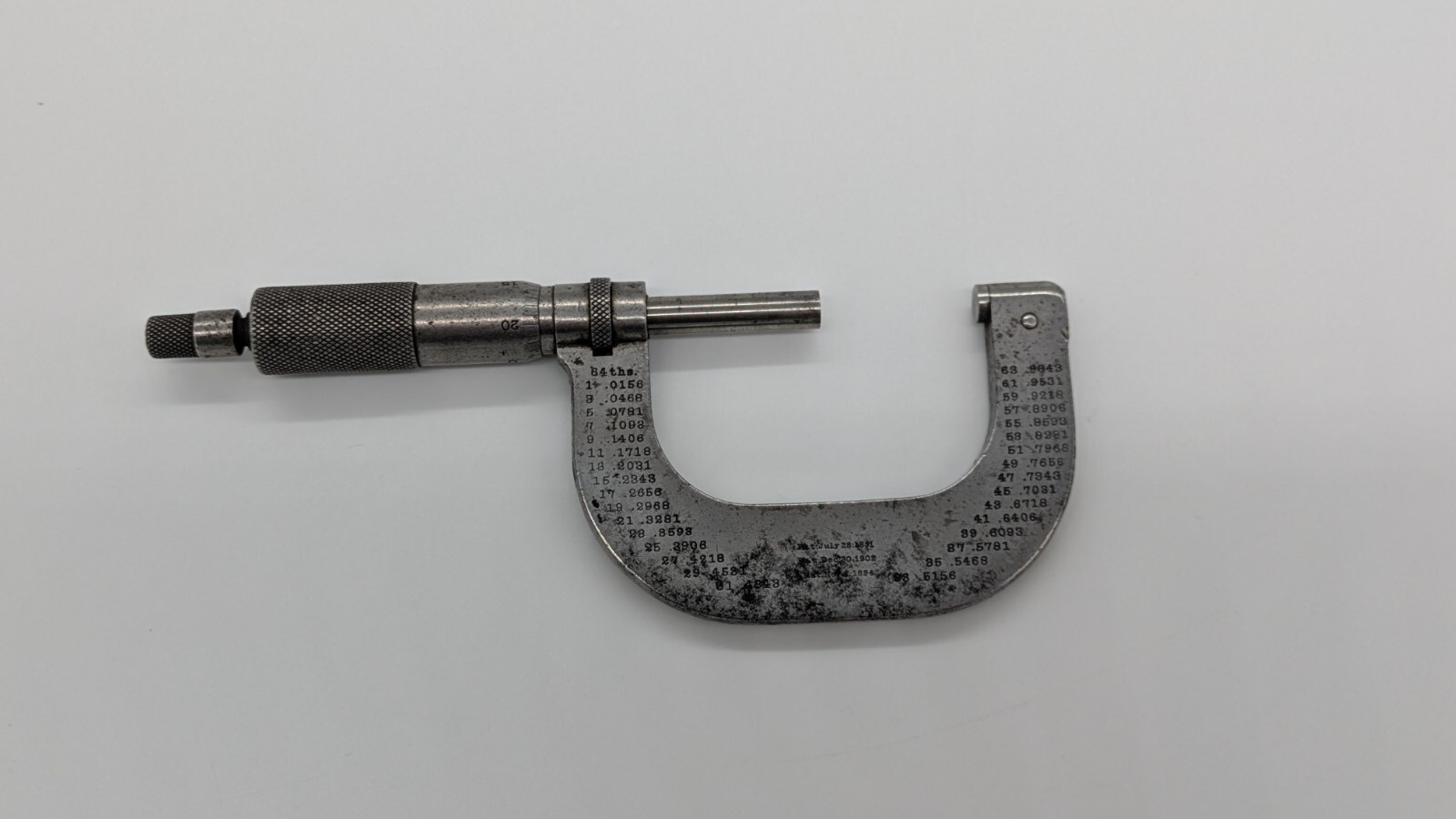BROWN & SHARPE No. 47 OUTSIDE MICROMETER