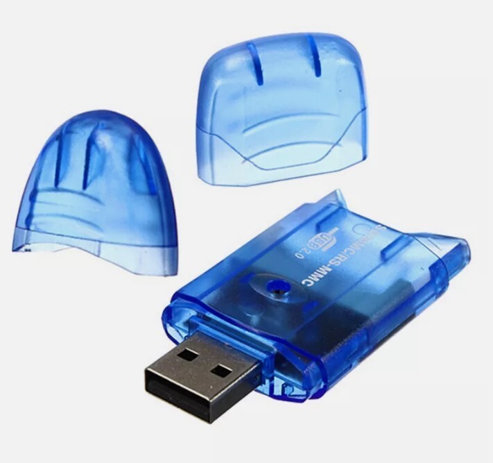 USB 2.0 Flash Memory Card Readers Adapters CAMERA SD SDHC SDXC for PC
