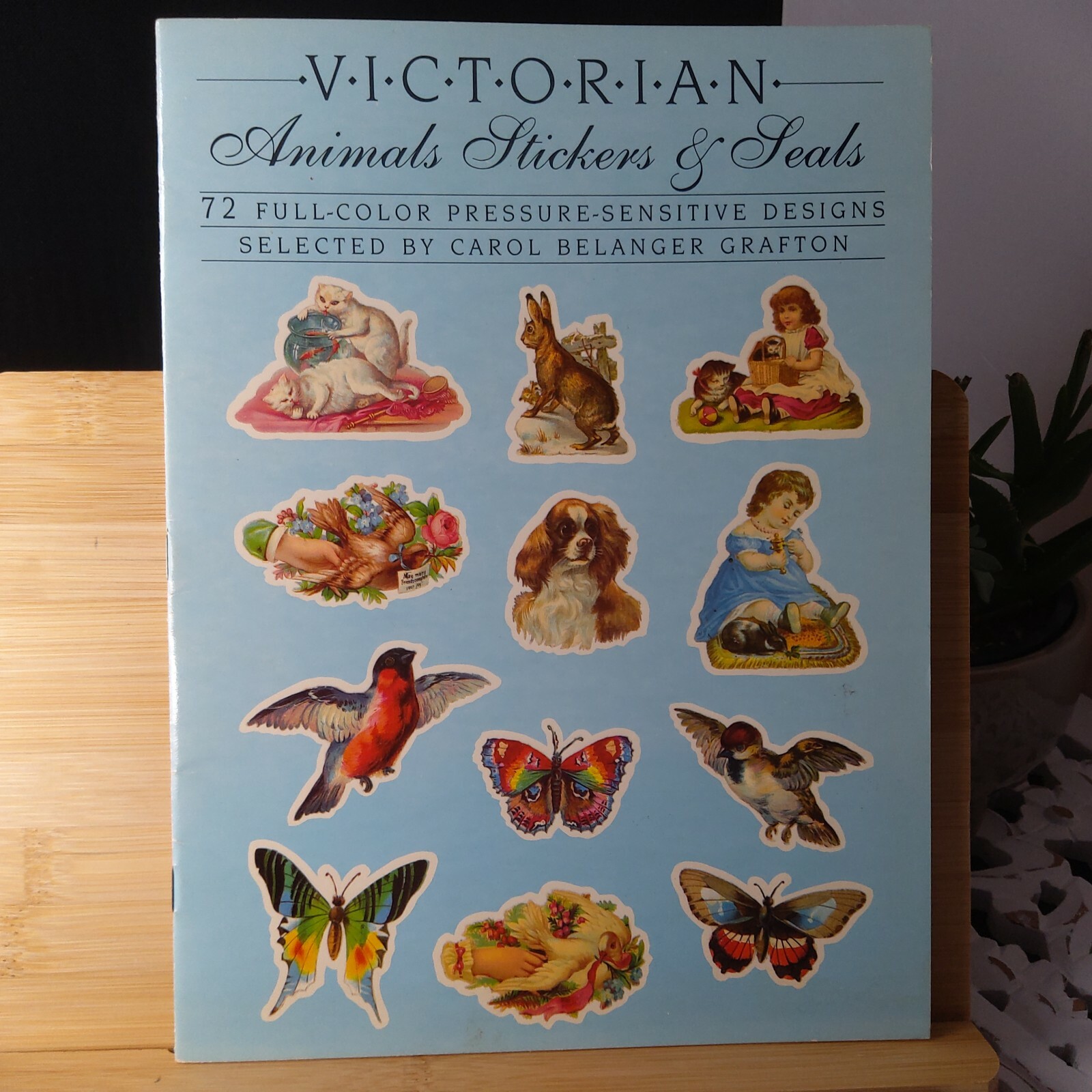 Victorian Pressure Sensitive Seals Full Color Sticker Collection 72 Stickers NEW