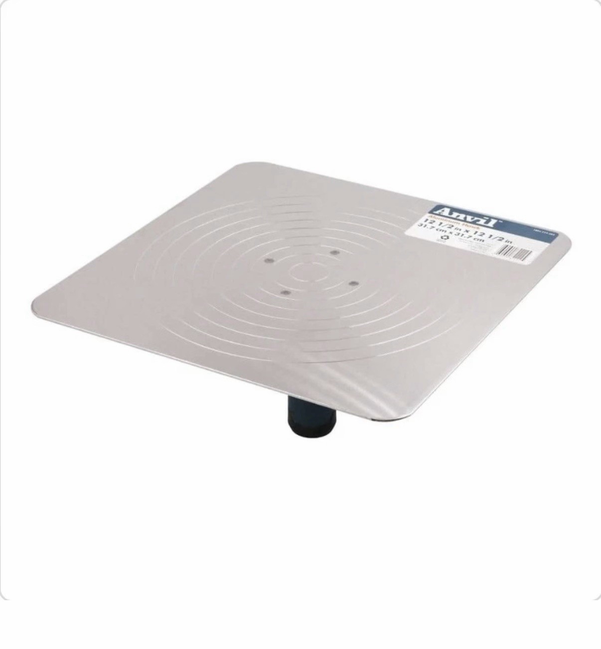 ANVIL 12.5 In. Aluminum Drywall Hawk, 12.5 x12.5 in.  BRAND NEW