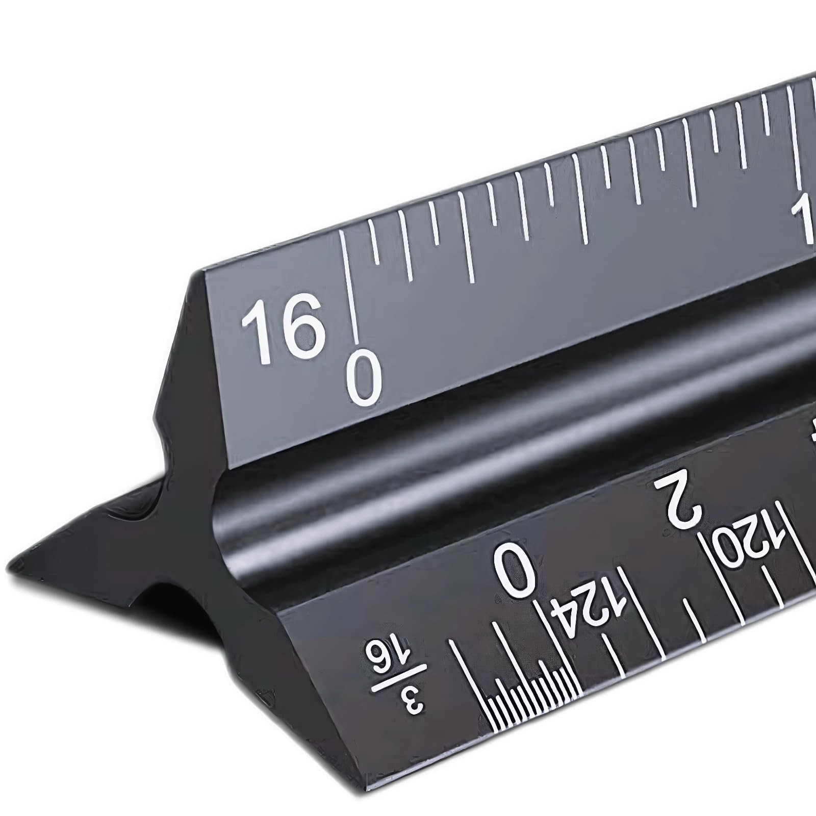 Architectural Scale Ruler, Imperial Measurement, Architect Triangular Ruler |...