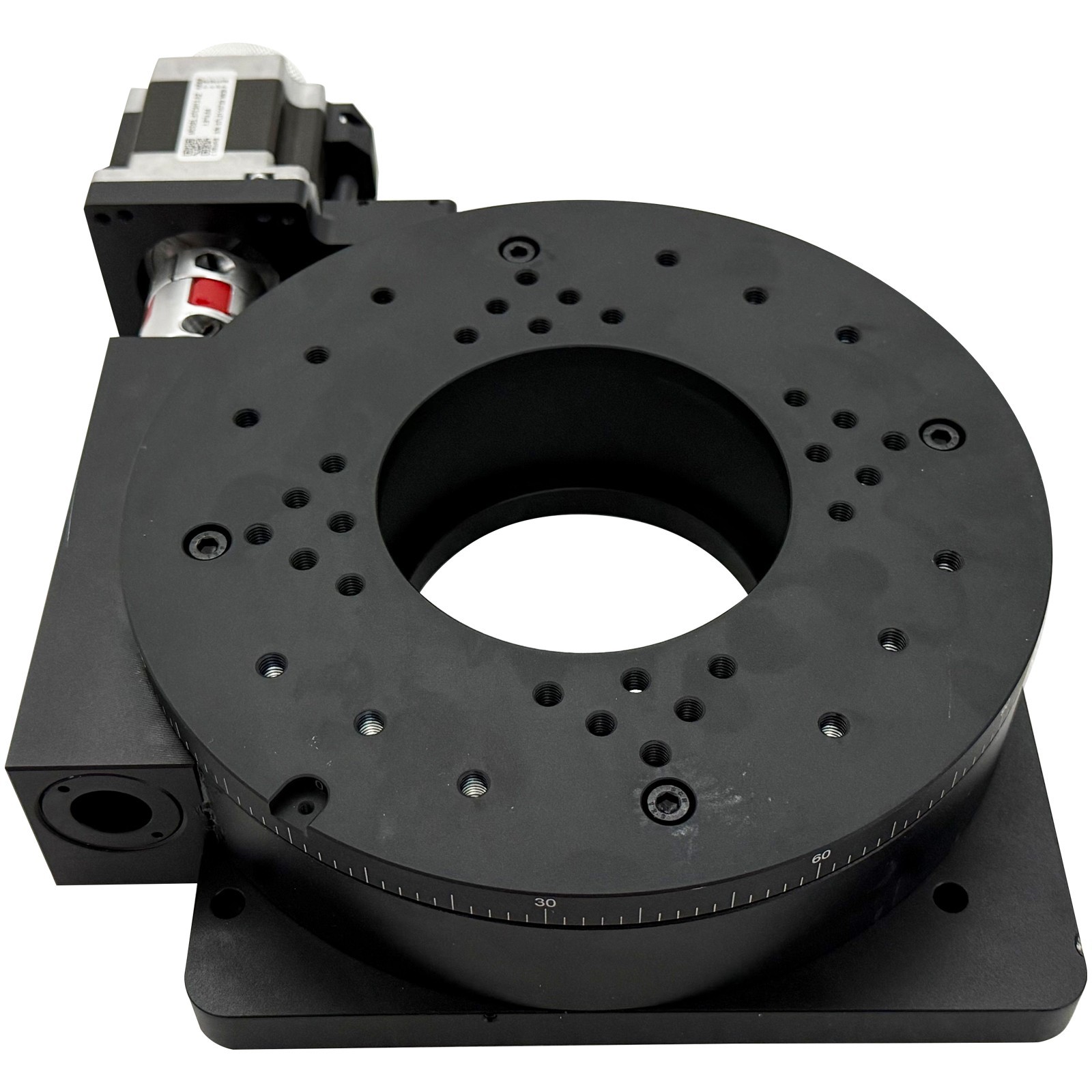 Two-Phase Stepper Driver Motorized Precision Rotary Table Worm Gear Drive