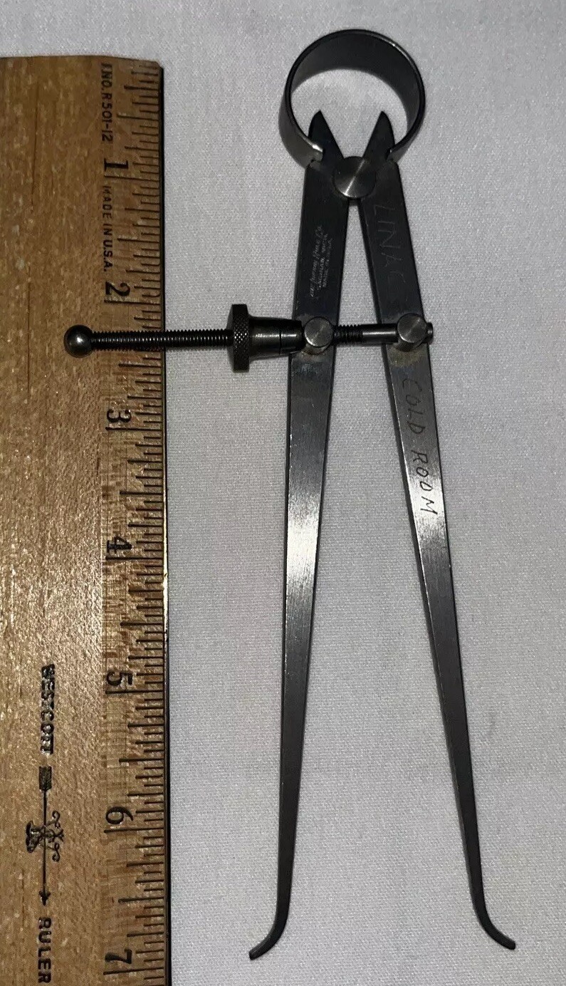Lufkin Rule Co. Tools 6.5” Outside Caliper Compass Divider -Made in USA