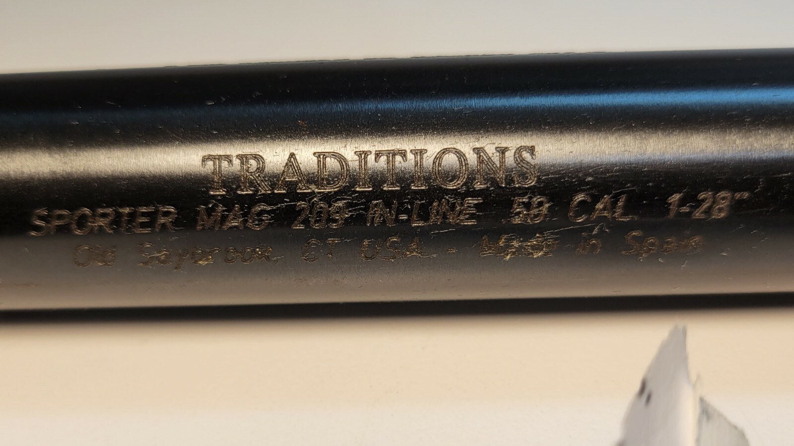 Traditions Sporter Mag 209 .50 Cal Inline Muzzleloader Barrel No Breech Plug (H)