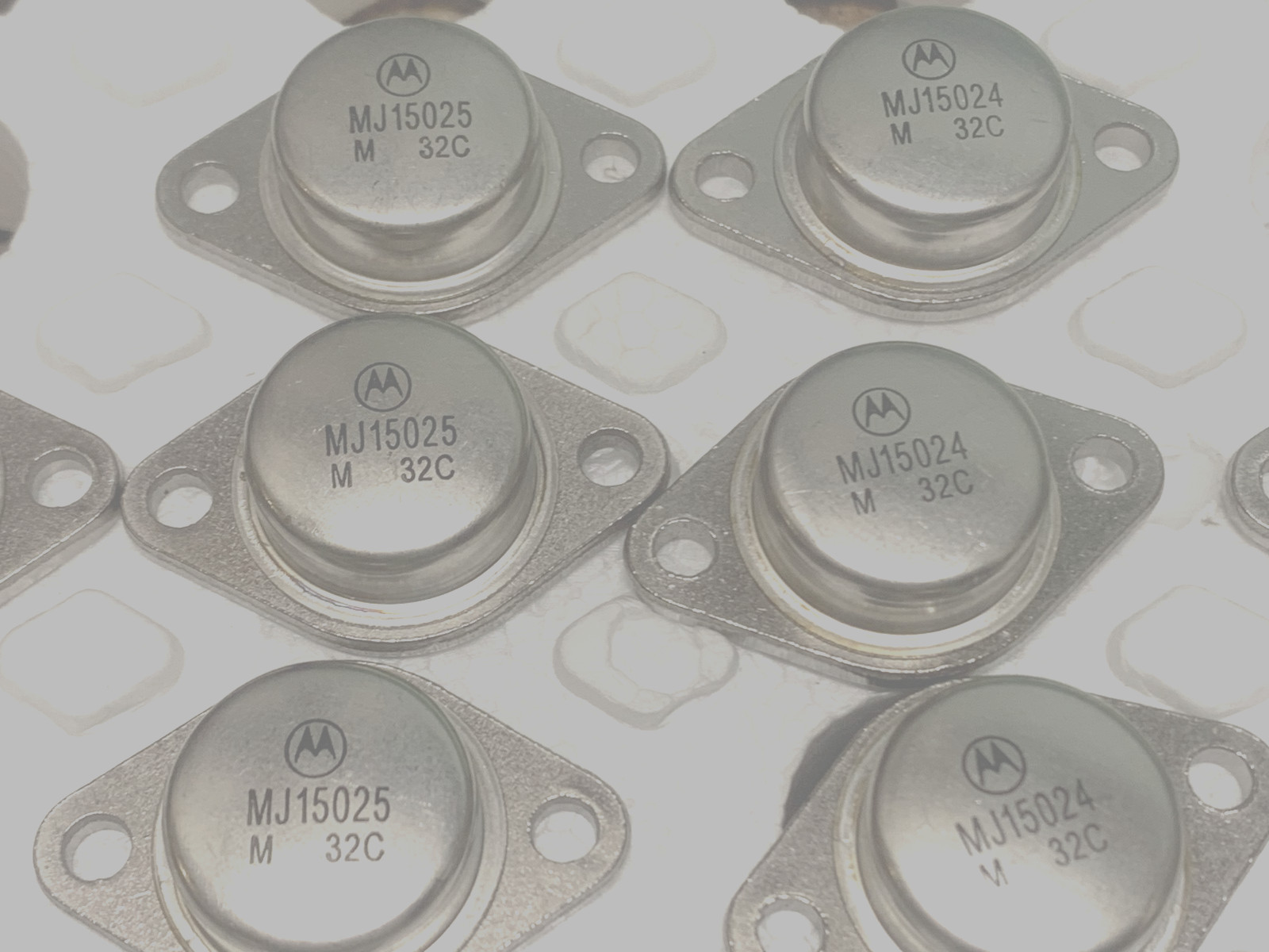 5 Pairs | Motorola MJ15024 NPN + MJ15025 PNP Audio Power TO-3 | FREE US Shipping