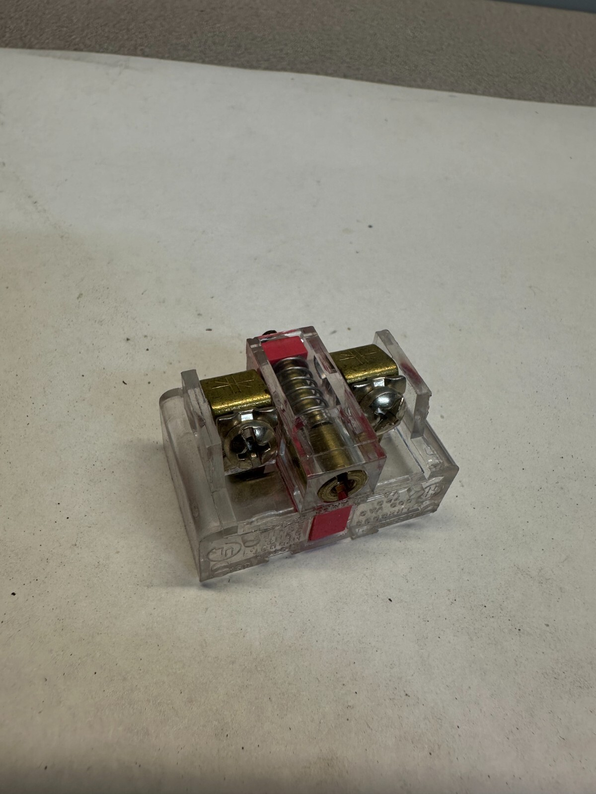 ALLIED CONTROLS 278J / LR28098 CONTACT BLOCK, RED, 600VAC-10A, NEW FREE SHIP