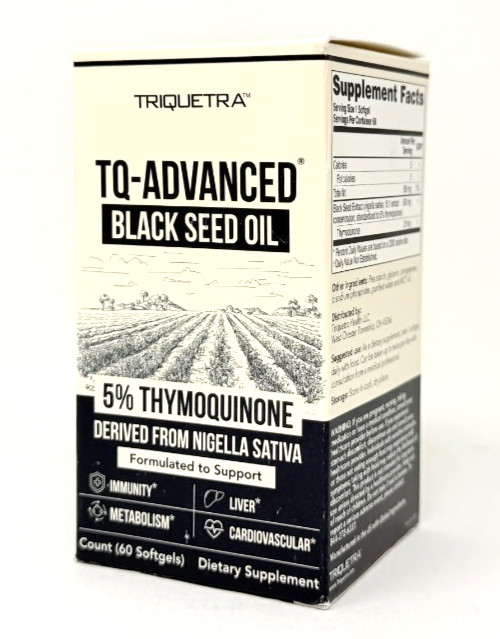 5% Thymoquinone Black Seed Oil 60 Softgels - TQ-Advanced from Nigella Sativa