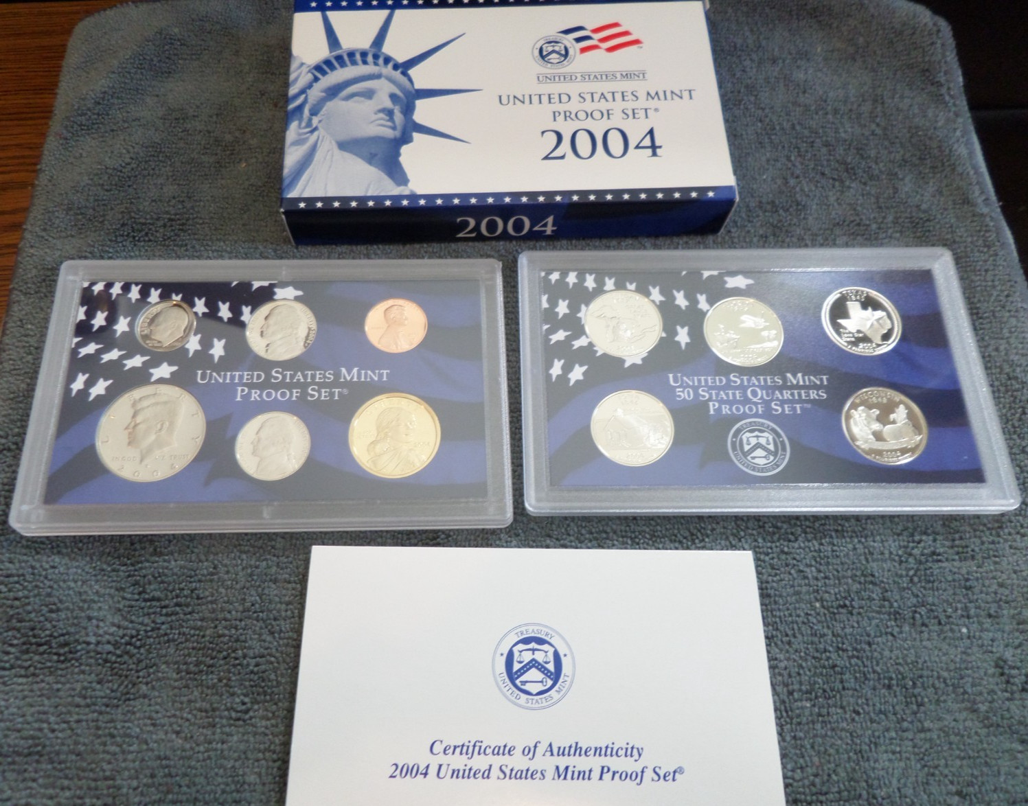 2004 S United States Mint Proof Set with COA Total 11 Coins