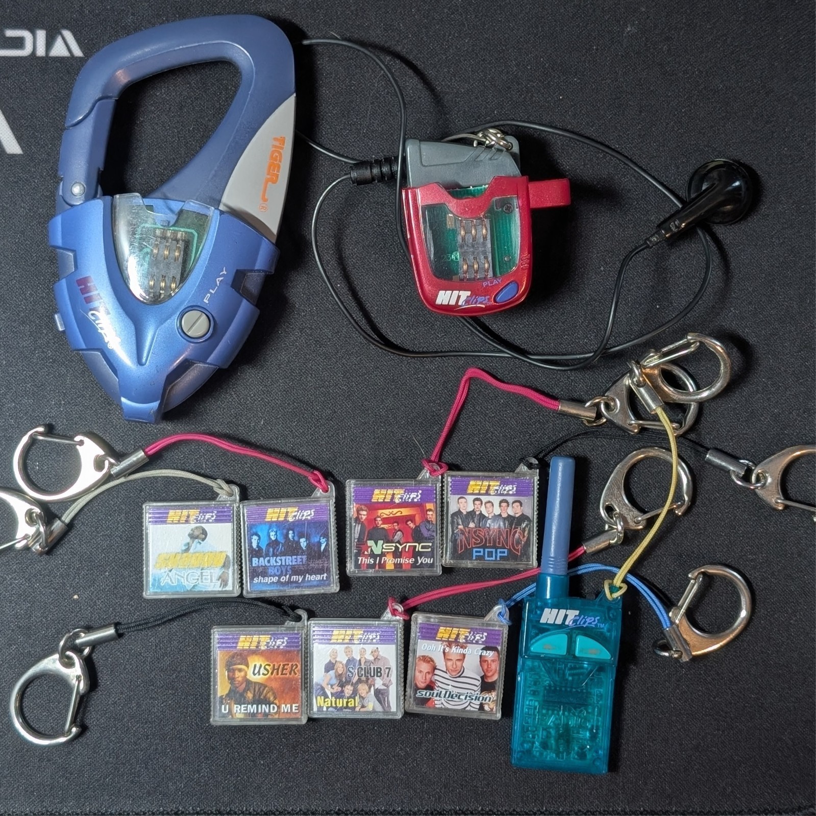 VTG Tiger Hit Clips 2 Players 7 Hit Clips Songs, Radio, Backstreet boys, NSYNC