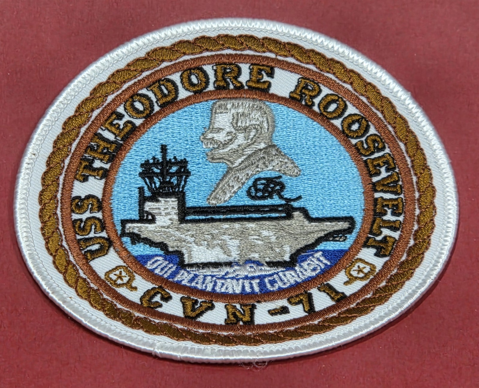 CVN-71 USS Theodore Roosevelt Patch Aircraft Carrier USN United States Navy