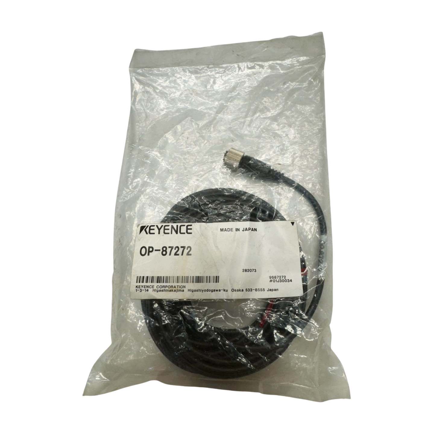 Keyence OP-87272 Cable/Cord Set, E43868 **Free Shipping**