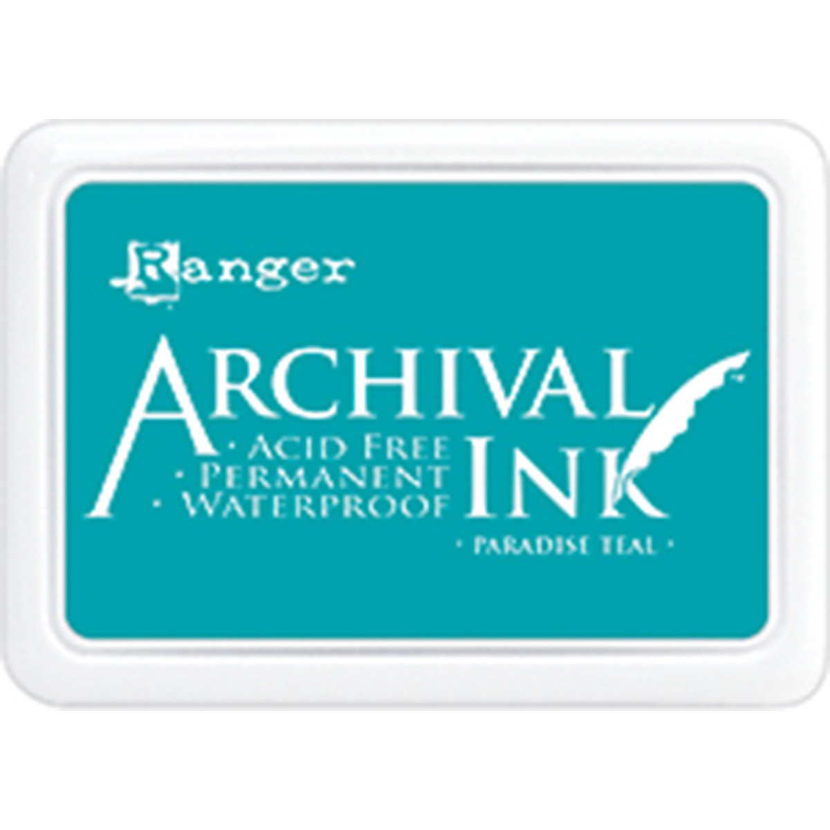Paradise Teal Archival Ink Pad RANGER AIP-52500 INK PAD 2-3/4x4 inch NEW