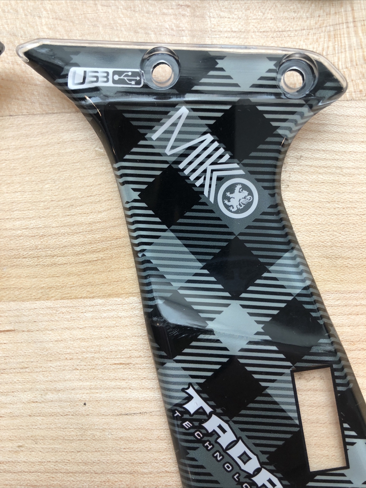 TADAO Yakuza Dye DM UL OLED Mikko Huttman 45 * GRIP Panels BLACK Gray Argyle
