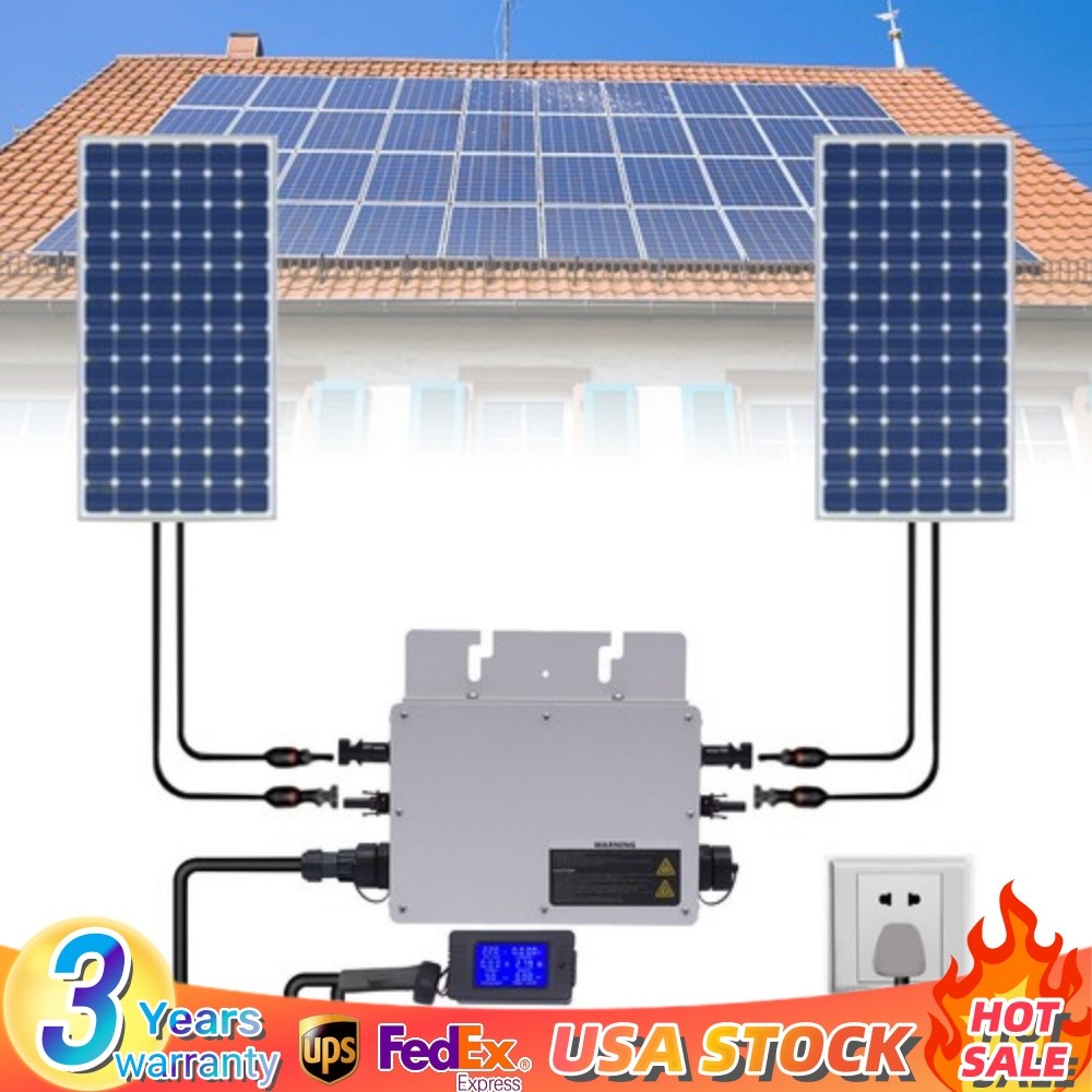 700W, Solar Grid Tie Micro Inverter Fit Solar Panel Waterproof Grid Tie Inverter