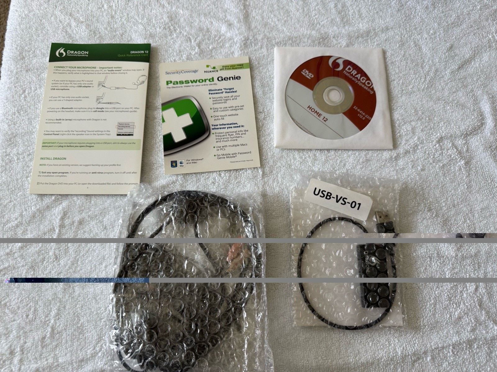 Nuance Dragon Naturally Speaking Home Version 12 Speech Software NEW (Open Box)