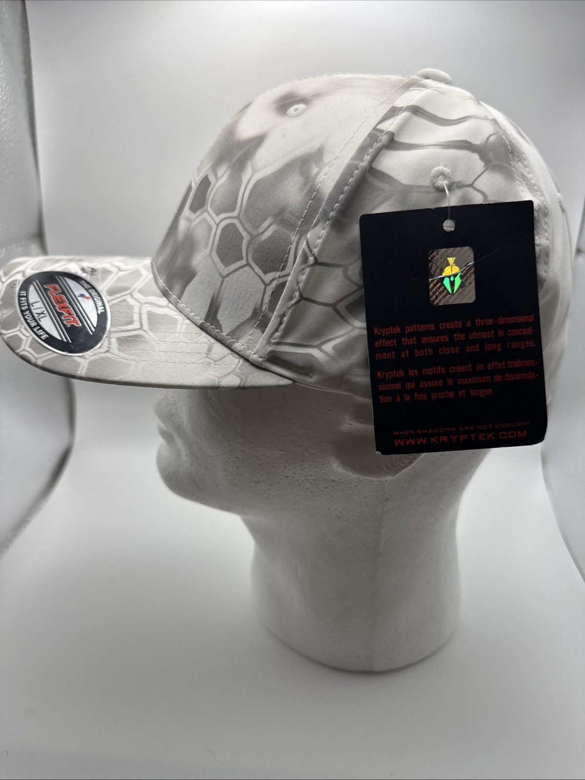 Lids Kryptek Baseball Hat White Snapback Splash Digital Camo Gray L/xl